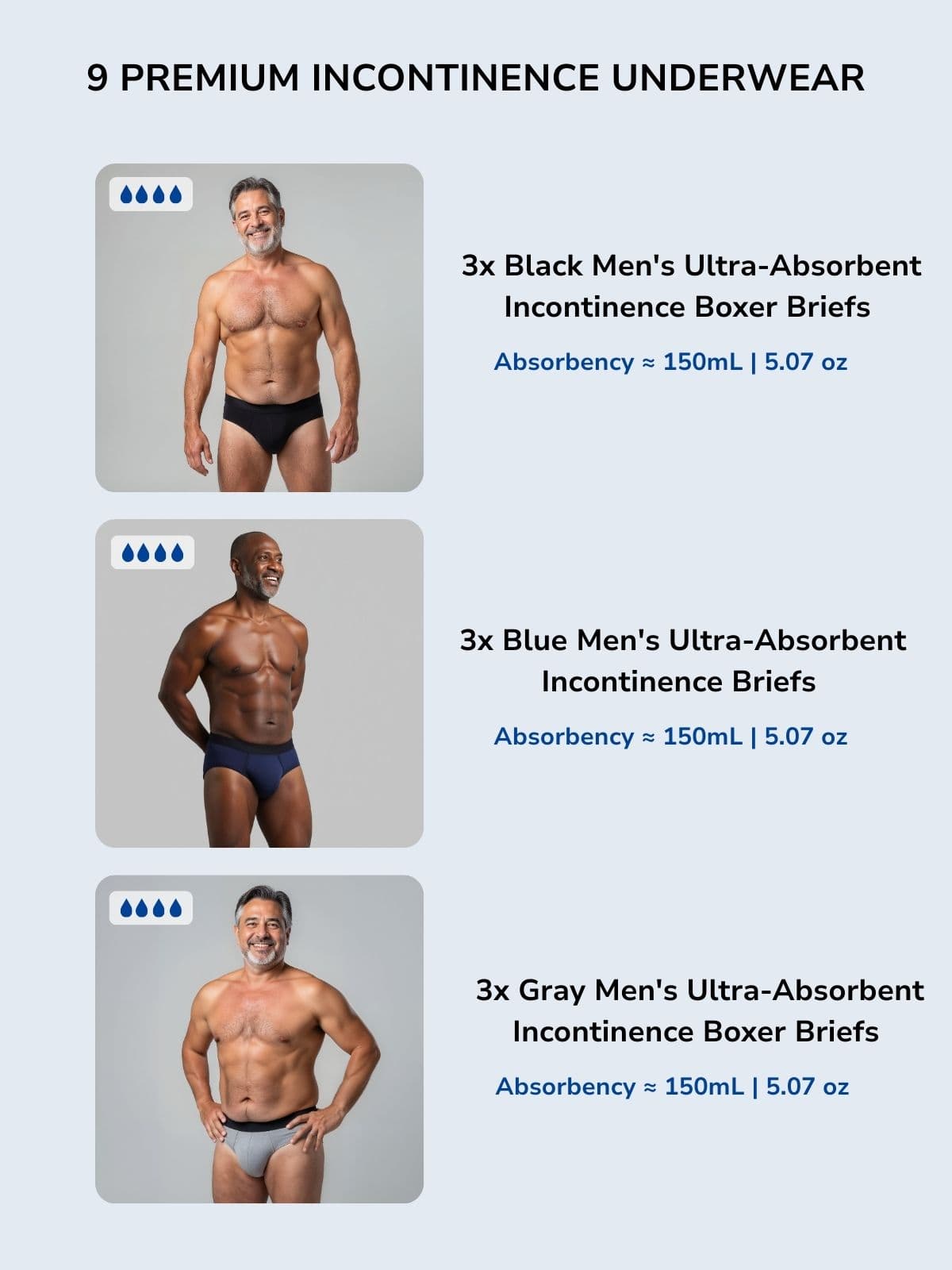 Everyday Briefs Pack (6+3 FREE)
