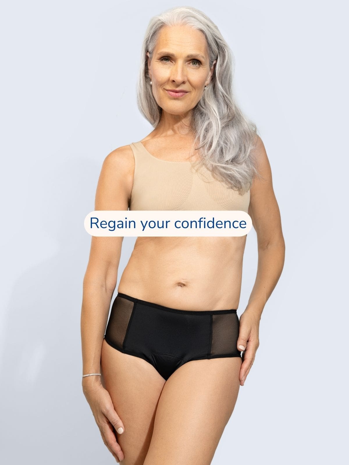 High-Waisted Incontinence Briefs